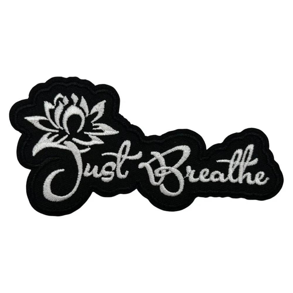 Just Breathe Iron On Patch